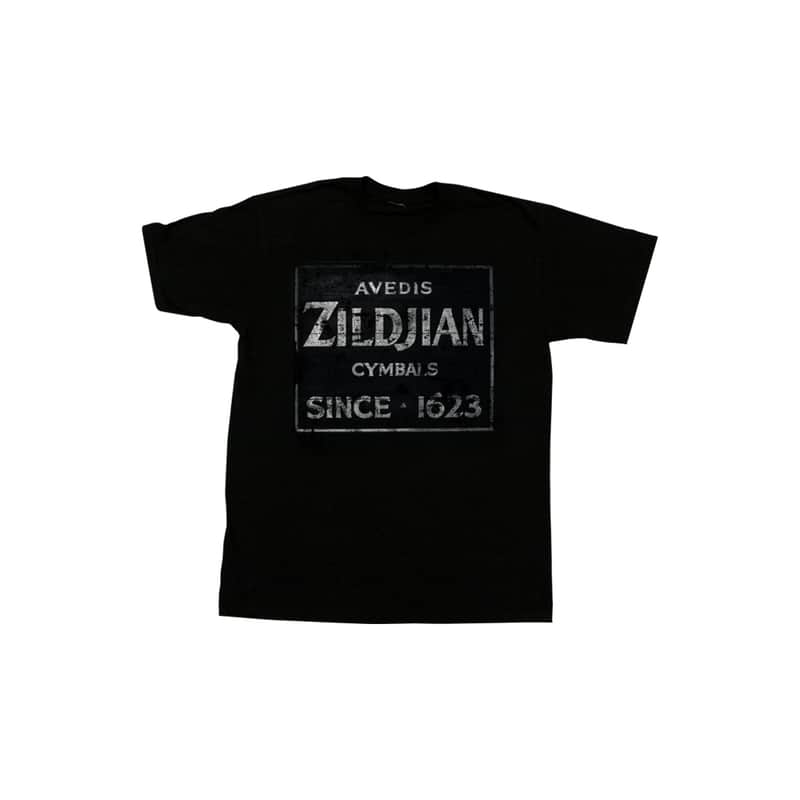 Zildjian T4673 Quincy Vintage Sign T-Shirt - Large image 1