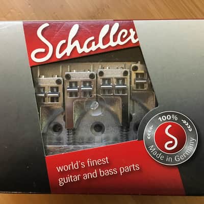 Schaller S471C 8-string bass bridge 2010s chrome image 1