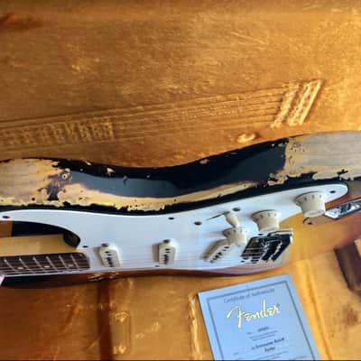 Fender 1959 Custom Shop Stratocaster 2010 - Heavy Relic Sunburst image 8