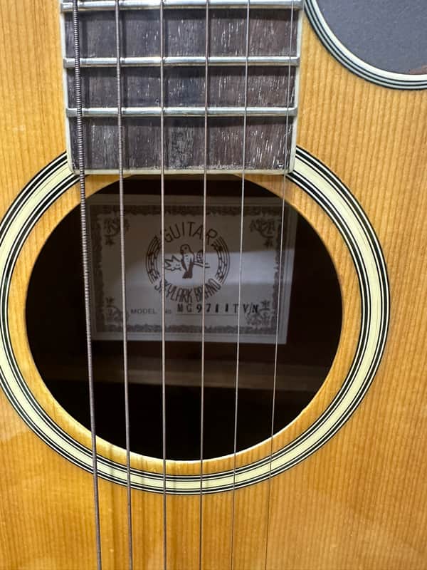 Skylark acoustic Guitar Natural | Reverb