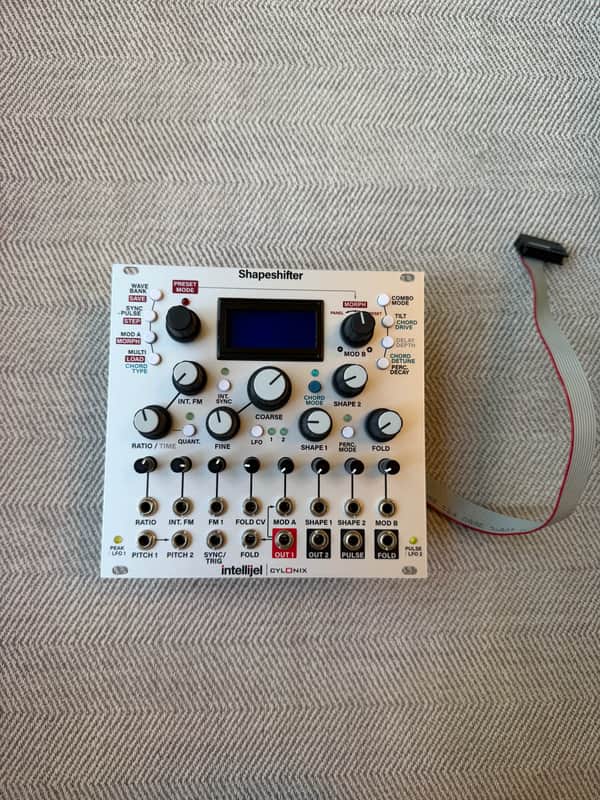 Intellijel Cylonix Shapeshifter Dual Wavetable VCO Eurorack Synth Module 2015 - Present - Silver