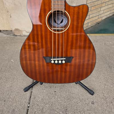 Dean AX EABC MAH GC AXS Acoustic / Electric Bass - Mahogany 2026 - Natural image 1