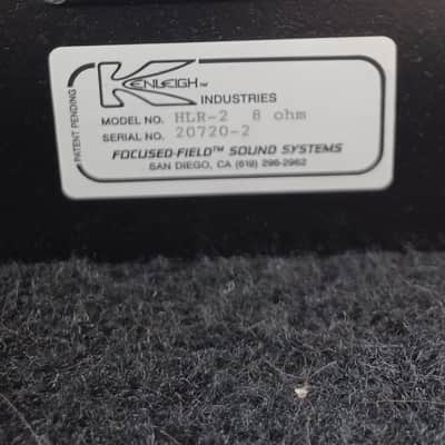 Matched Set Kenleigh HLR-2 1990s - Black 8 ohm Speakers image 6