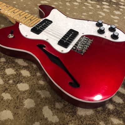 Firefly FFPTH 2020 Red Telecaster Thinline w/ Locking Tuners image 15