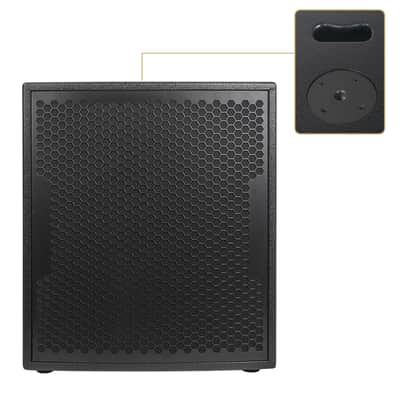 CARPO-18SPW | 2000W 18" Powered DJ/PA Pro Audio Subwoofer with 2 Speaker Outputs, 4" Voice Coil, Black image 6