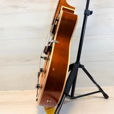 Godin 5th Avenue CW Kingpin II HB Cognac Burst Hollowbody Electric Guitar w/Gig Bag - Made in Canada image 11