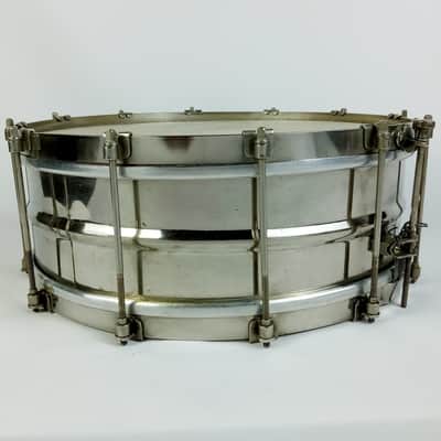 Gretsch 5x14" 1939-1941 Junior Professional Snare Drum NOB Brass Shell 12Lug USA image 6