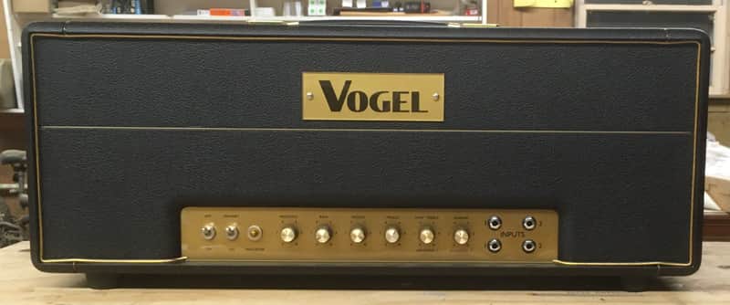 Vogel Instrument Co. JTM45/100 Super 100 Amplifier Hendrix #7026 Clone 2021 Black/Gold image 1