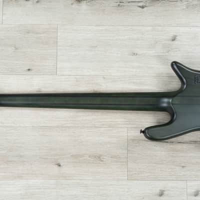 Spector NS Dimension 5 Multi-Scale 5-String Left-Handed Bass, Haunted Moss Matte image 8