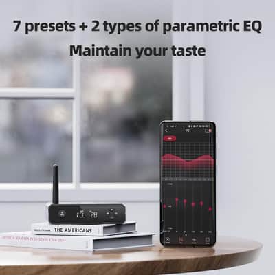 FiiO BR13 HiFi Bluetooth 5.1 Music Receiver Long Range Bluetooth Adapter with USB DAC, LDAC/aptX Low Latency, OLED Display & RCA Optical Coaxial Output for Home Stereo,PC/TV image 5