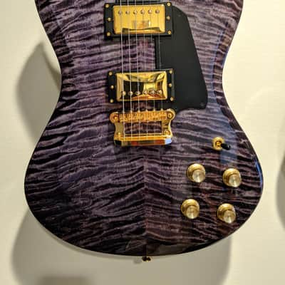 Knaggs T1 Tier 1 Honga 2018 Trans Purple. Amazing Top! Electric Guitar image 10