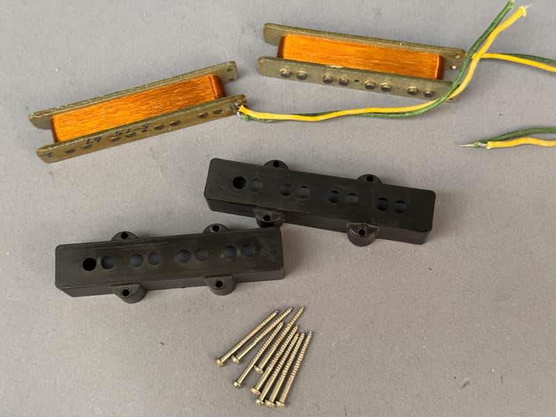 Fender Jazz Bass Pickup Set Complete 1967 image 1