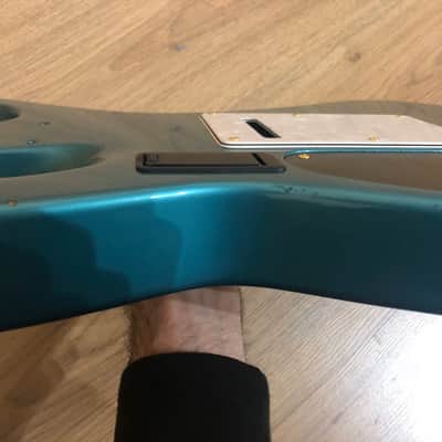 Warmoth Soloist Korina Guitar Body Sherwood Green image 6