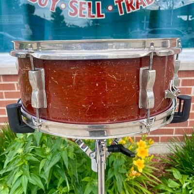 1957 WFL Ludwig 5.5x14 Model 491 Supreme Concert / Pioneer Snare Drum Mahogany image 7