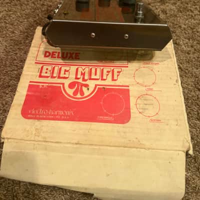 Electro-Harmonix Deluxe Big Muff Pi 1978 - 1982 - Silver. With Box and Original Paperwork and Sales Receipt image 4