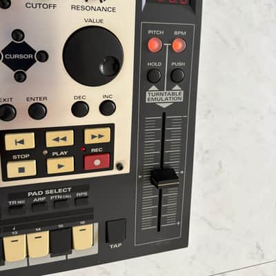 Roland MC-307 Groovebox 2000s - Silver and Black image 7