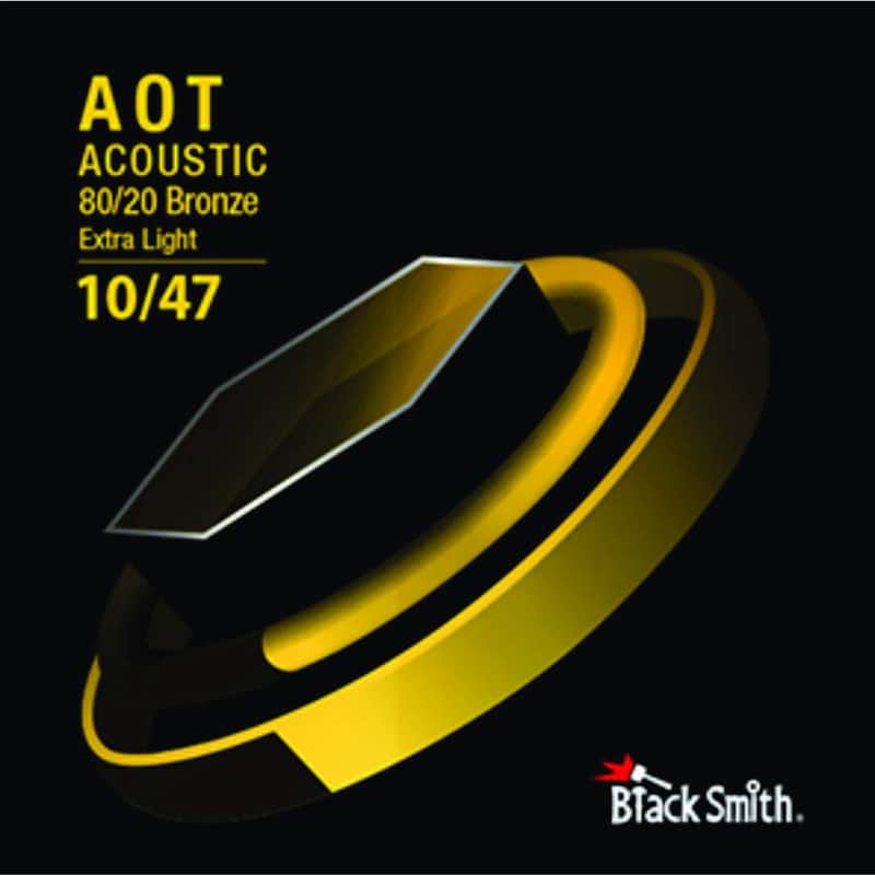 Blacksmith 6 String Nano-Carbon Coated 80/20 Bronze Acoustic Guitar Strings - Extra Light 10-47 image 1
