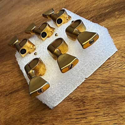 Vintage Gibson-branded Schaller M6 180 gold tuners - '78 original 3x3 set - Norlin Era Les Paul Custom image 11