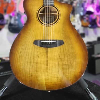 Breedlove ECO Pursuit Exotic S Concert CE Acoustic-electric - Amber Myrtlewood Auth Dealer! 743 image 2
