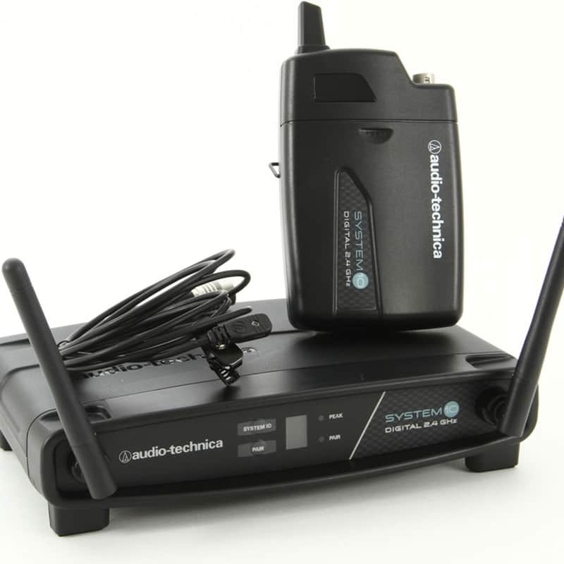 Audio-Technica ATW-1101/L System 10 Digital Wireless Lavalier Microphone System image 1
