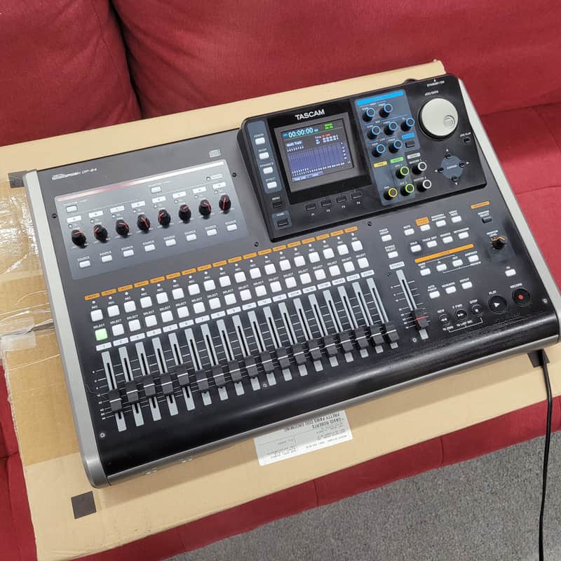 TASCAM DP-24SD 24-track Digital Portastudio with CD Recorder- Black image 1