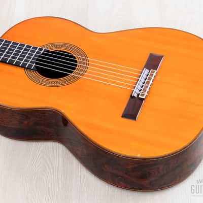 1972 Sakazo Nakade No. 1000G Vintage Classical Guitar German Spruce + Brazilian Rosewood w/ Case image 11