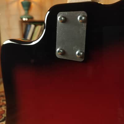 Formanta Style USSR Electric Guitar Built In Tone Bender Soviet Germanium Fuzz image 11
