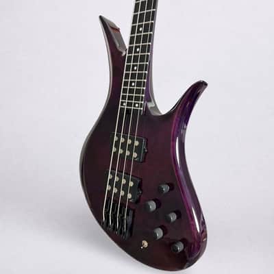 Legator HB4SS Helio 4-String Super Shred 2026 - Magenta Burl image 3