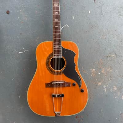 Vox V240 Twelve String Folk Electro Acoustic 1965 - Natural image 1