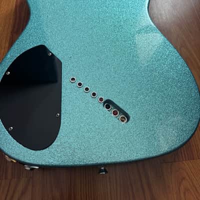Hybrid Guitars Co 8 String Tele 2024 - Pellham Blue Sparkle image 6