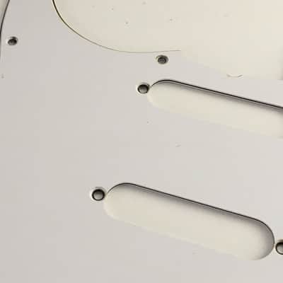 Vintage Spec Fender Lic Old Style Guitar Lefty Strat Pickguard 3-ply Aged Relic image 11