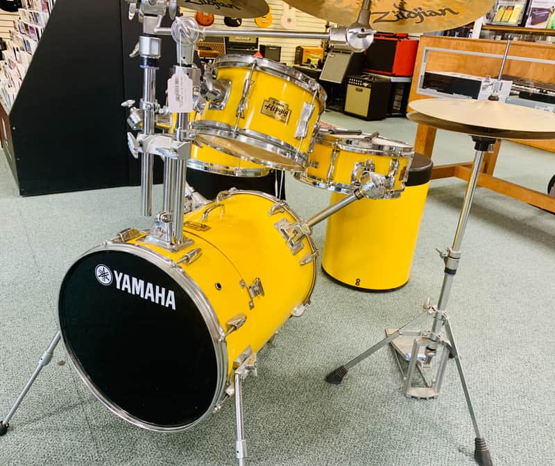 Yamaha  Hip Gig 5-Piece Nesting Drum Kit Version 1 Yellow image 1