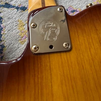 Fender 75th Anniversary Commemorative Telecaster 2021 - 2-Color Bourbon Burst image 8