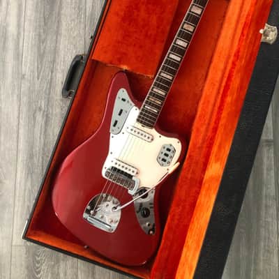 Clean! Fender Jaguar 1969 - Candy Apple Red image 1