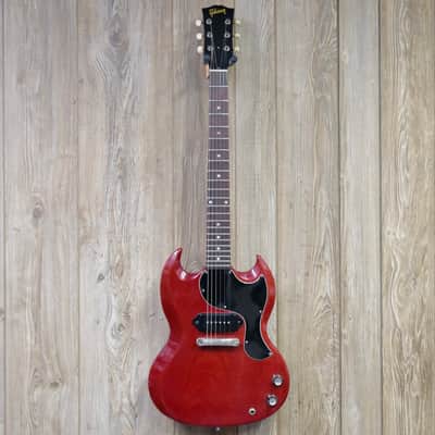 Gibson SG Junior 1964 w/ original alligator chipboard case- Cherry image 3