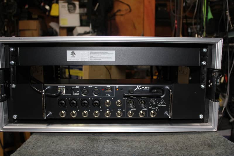 Behringer X-Air X12 Rack Mixer/WIFI and Power Conditioner in RoadCase (Package) (MC) image 1