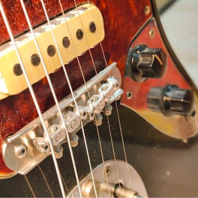 Fender Jaguar 1963 Black Refin with Matching Headstock image 13