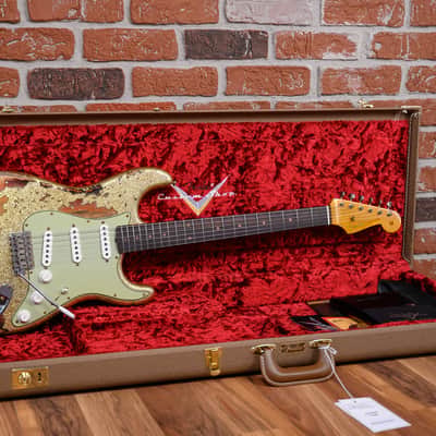 Fender Custom Shop SR25 61 Stratocaster Super Heavy Relic Gold Sparkle over 3-Color Sunburst 2025 w/OHSC image 2