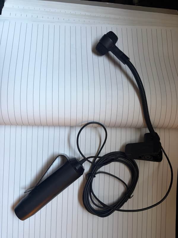 Shure PGA98H-XLR Cardioid Condenser Gooseneck Instrument Mic with 15' XLR Cable 2015 - Present - Black image 1