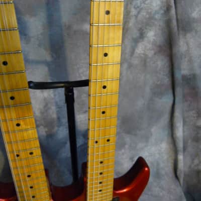 Peavey Hydra Double Neck Electric Guitar 1980's Red image 8