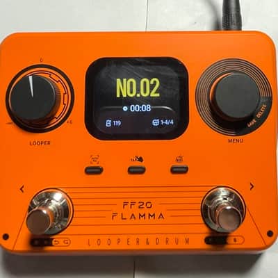 Flamma FF20 Looper Pedal Drum Machine 2025 - ORANGE image 1