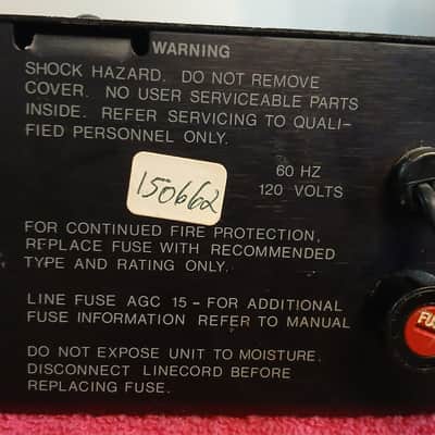 CARVER M-1.5t 2 CHANNEL MAGNETIC FIELD POWER AMPLIFIER (SERVICED & WORKING) Very nice condition (See Video) image 16