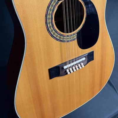 Alvarez Model 5021 12-String Dreadnought Acoustic Guitar Gloss Natural w/ Case image 5