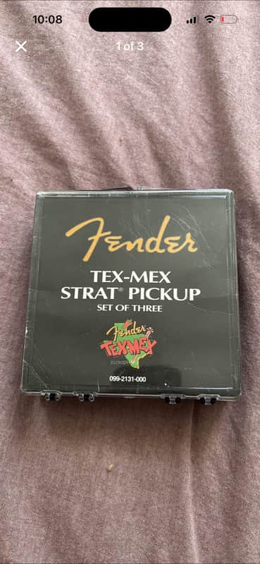 Fender 099-2131-000 Tex-Mex Stratocaster Pickup Set 2010s - White image 1