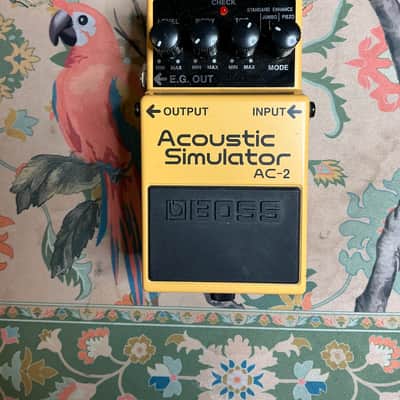 Boss AC-2 Acoustic Simulator (Silver Label) 1997 - 2006 - Yellow image 1