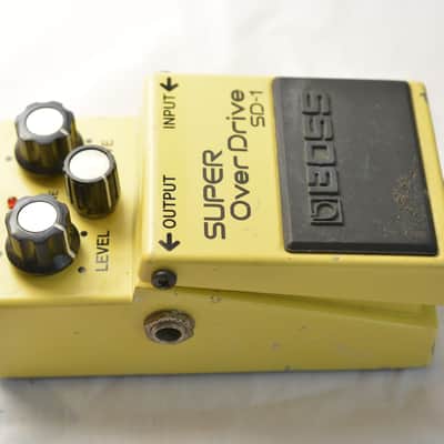 BOSS SD-1 Super OverDrive Black Label Made in Taiwan 1995 imagen 8