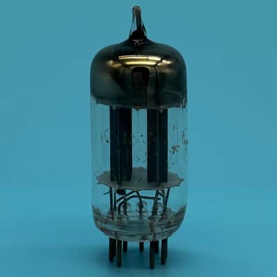 1950s Westinghouse 12AU7 ECC82 Vintage Black Plate D Getter Tube! T336 image 1