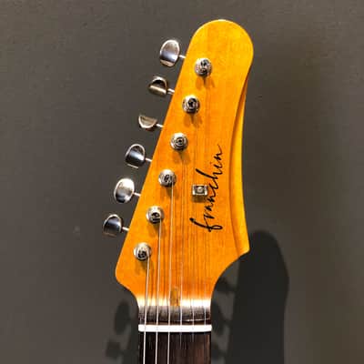 Made to Order - FRANCHIN Mercury guitar Relic Aged 100% Nitro Lacquer (Sunburst/ Black/ White/ Blue/ Green/ Yellow/ Red/ Pink/ Burgundy/ Purple/ Gold/ Silver, etc.) Stratocaster-Strat-S-Style Made in Italy image 12