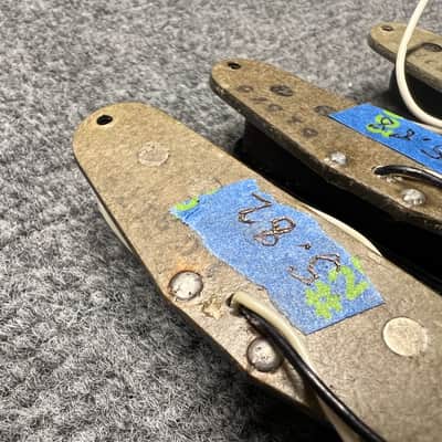 1976 Fender Stratocaster Pickups - Grey bottom image 10