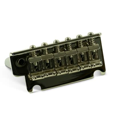 Kluson 2-Point Tremolo Bridge For AS Strat, Steel Block - NICKEL, #K2PTN